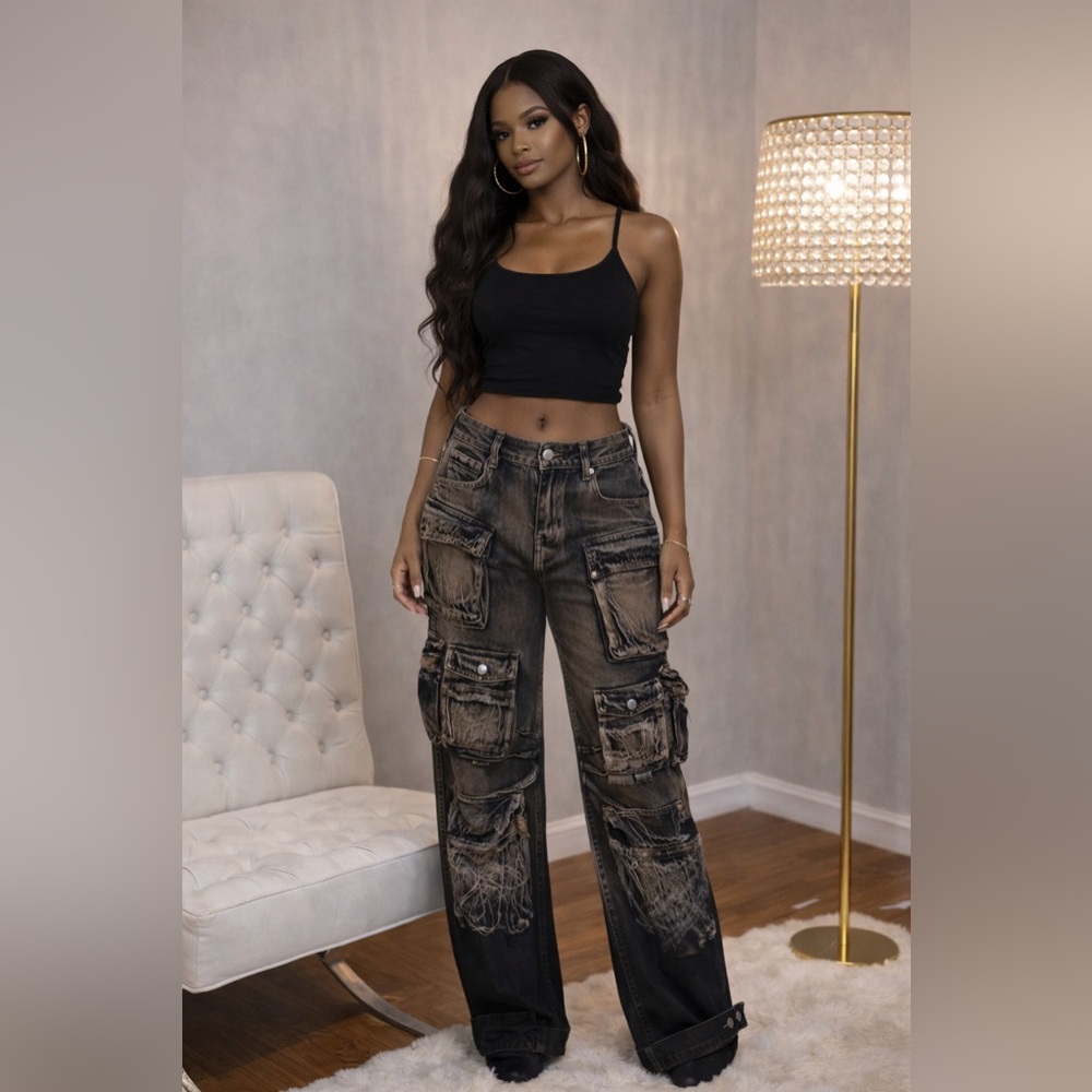 Street Savage” Cargo Jeans